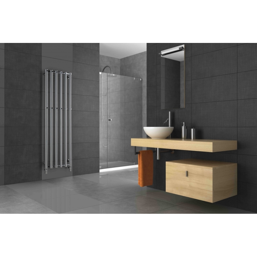 P.M.H. R2C/6 - Драбинчаста рушникосушарка для ванної ROSENDAL 525 Вт 150 см глянцевий хром