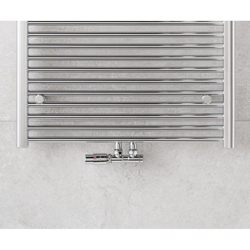 P.M.H. TERM-LC-EK - Вентиль з термостатичною головкою TERM лівий/глянцевий хром