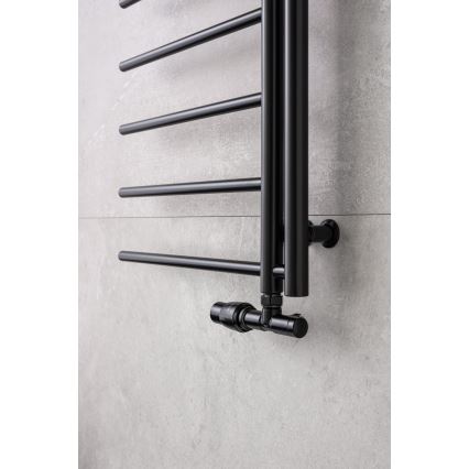 P.M.H. UNIKO-LB-EK - Клапан с термостатической головкой UNIKO, левый/чёрный