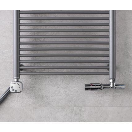 P.M.H. UNIKO-LC-EK - Вентиль с термостатической головкой UNIKO, левый, глянцевый хром