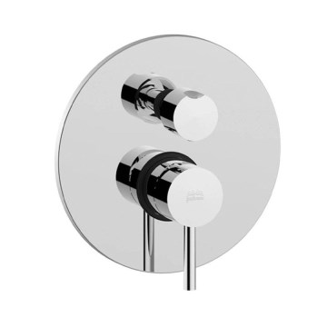 Paffoni - Душовий змішувач LIGHT для прихованого монтажу, блискучий хром