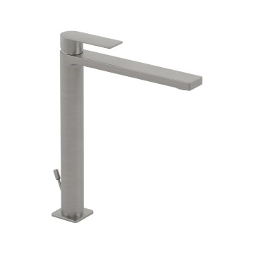 Paffoni - Смеситель для раковины + донный клапан TANGO нержавеющая сталь