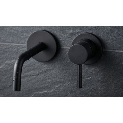 Paffoni - Смеситель для раковины скрытого монтажа LIGHT, черный