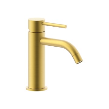 Paffoni - смеситель для умывальника LIGHT, шлифованное золото
