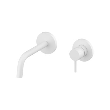 Paffoni - встраиваемый смеситель для раковины LIGHT, матово-белый