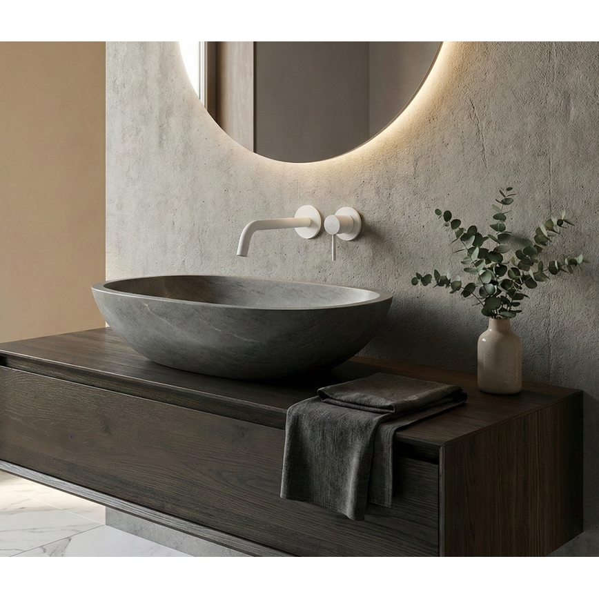 Paffoni - Встраиваемый смеситель для раковины LIGHT матово-белый