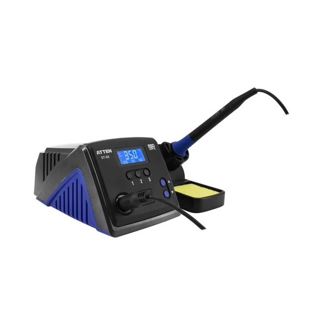 Паяльна станція з LCD‑дисплеєм 80 Вт/230 В