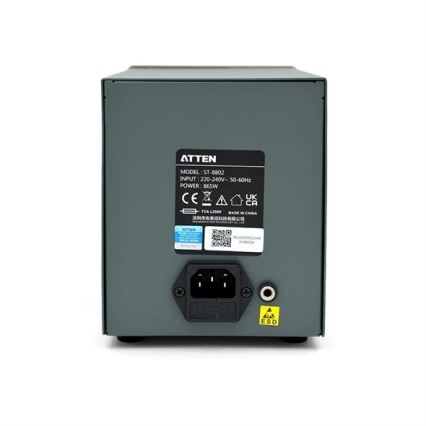 Паяльная станция с функцией горячего воздуха и ЖК-дисплеем 800W/230V