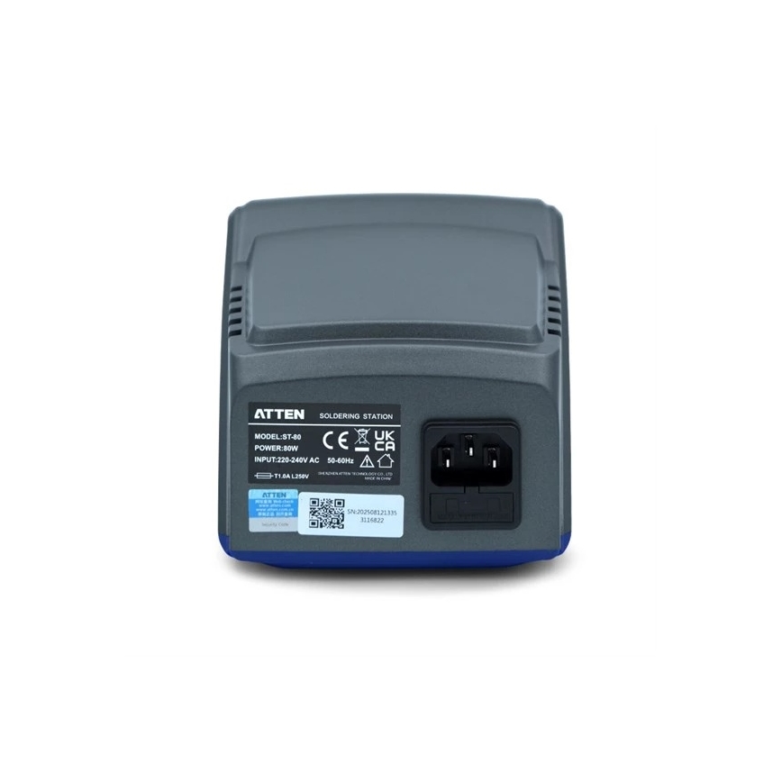 Паяльная станция с ЖК-дисплеем 80 Вт/230 В
