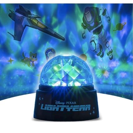 Paladone - LED дитячий проєктор DISNEY LIGHTYEAR на 3 батарейки AA