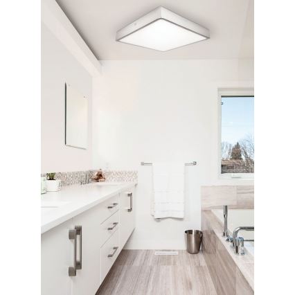 Світлодіодний стельовий світильник для ванної кімнати EGON LED/16W/230V IP44 3000K