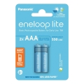 Panasonic - 2 шт. Акумуляторна батарея AAA Eneloop Lite 550 mAh