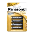 Panasonic - 4 шт. Лужна батарейка AA/LR06