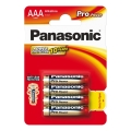 Panasonic - Щелочная батарейка AAA Pro Power 1,5V 1200 mAh 4 шт.
