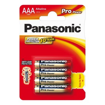 Panasonic - Щелочная батарейка AAA Pro Power 1,5V 1200 mAh 4 шт.
