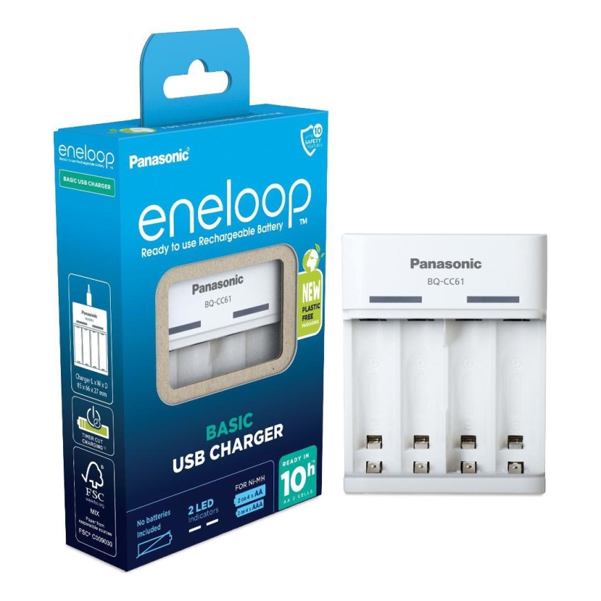 Panasonic - Зарядное устройство Eneloop 4xAA/AAA 5V