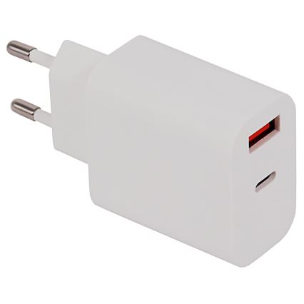 PATONA - Адаптер з USB та USB-C виходом 18W Power delivery