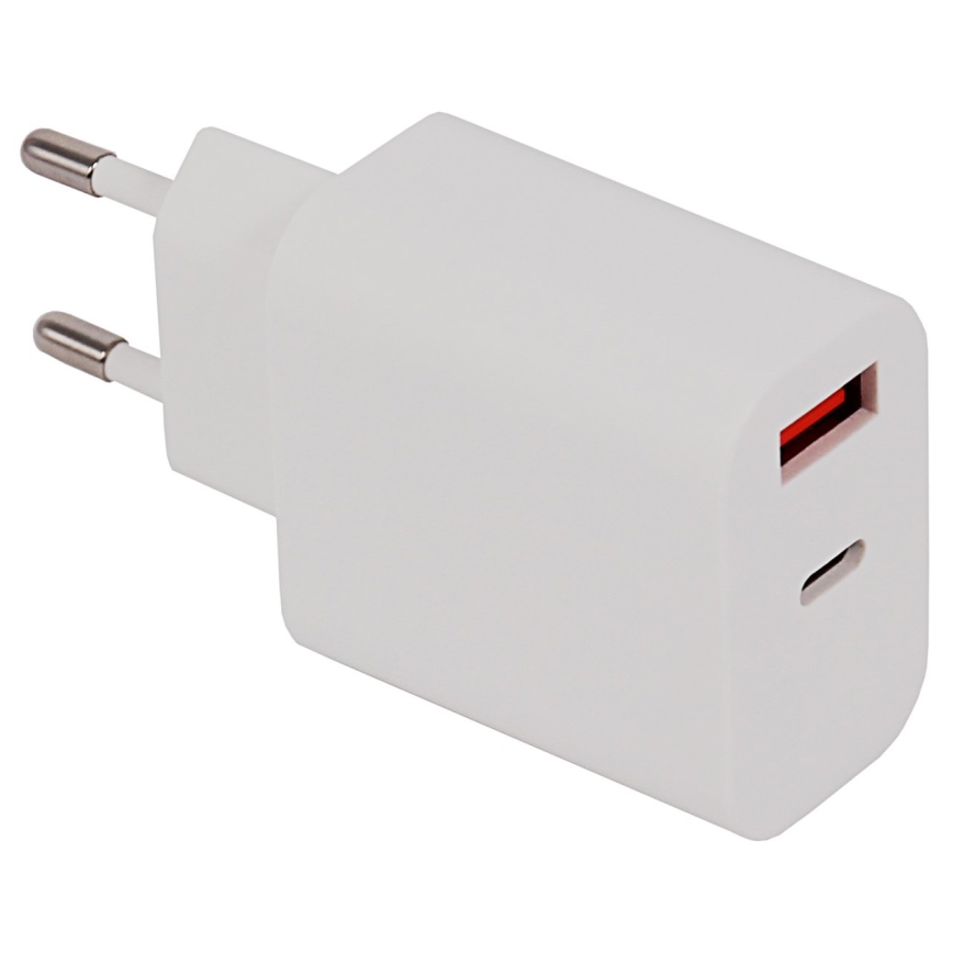 PATONA - Адаптер з USB та USB-C виходом 18W Power delivery