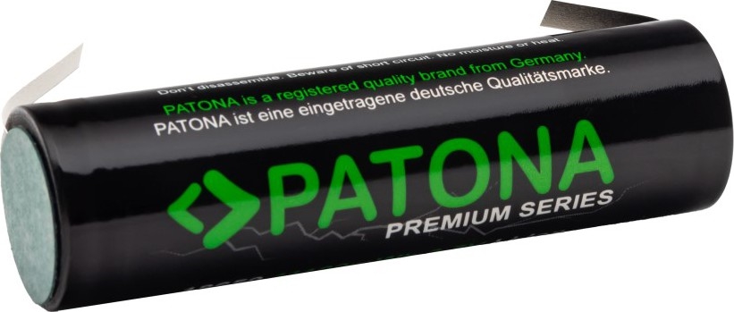 PATONA - Акумулятор 18650 Li-lon 3000mAh PREMIUM 3,7V з стрічковими штифтами для пайки