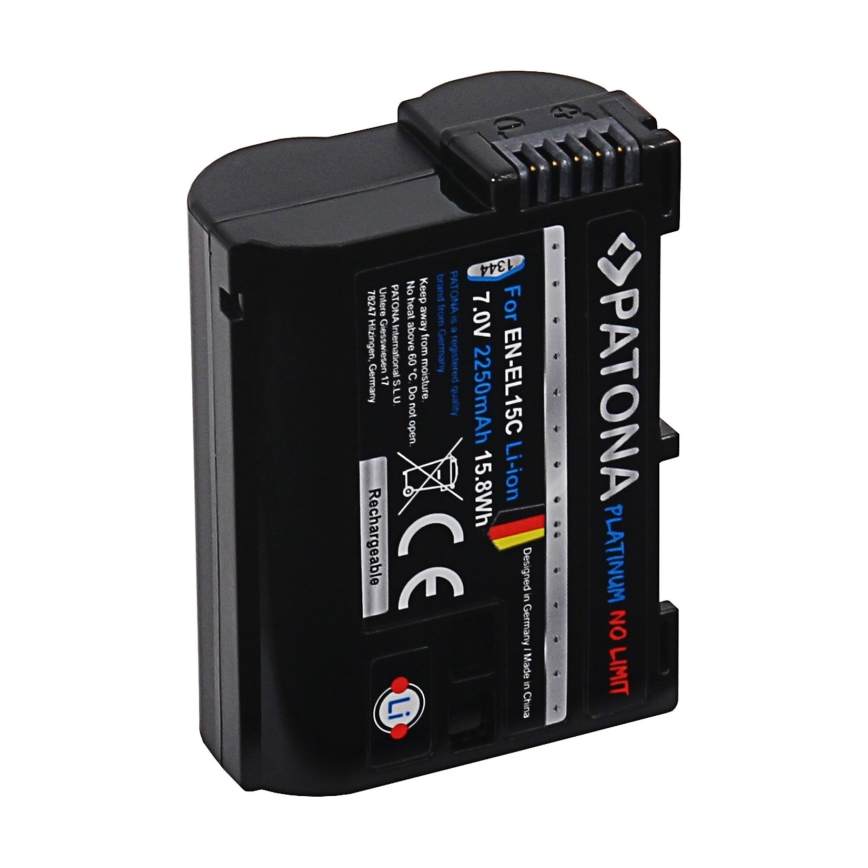 PATONA - Акумулятор Aku Nikon EN-EL15C 2250mAh Li-Ion Platinum