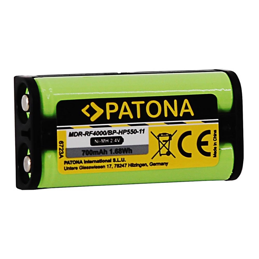 PATONA - Акумулятор Aku Sony BP-HP550 700mAh Ni-Mh MDR-RF4000