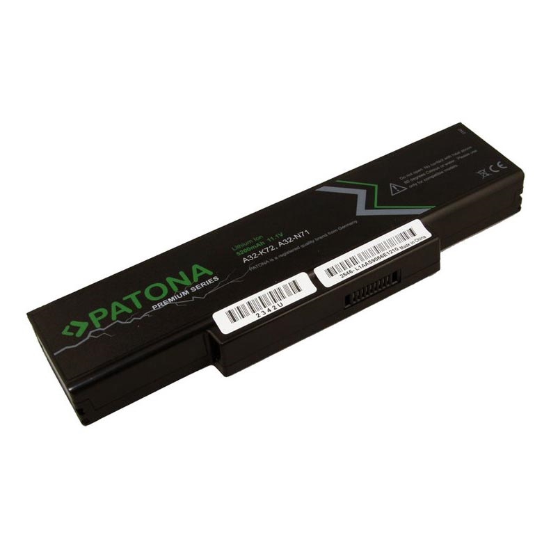 PATONA - Акумулятор Asus A32-K72 5200mAh Li-Ion 11,1V PREMIUM