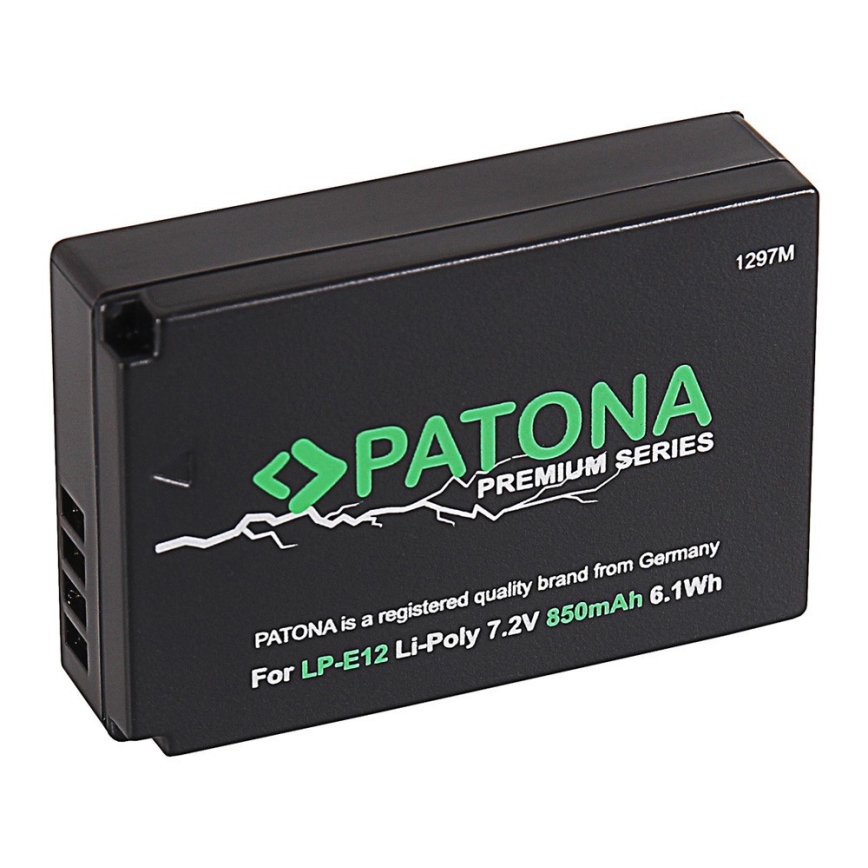 PATONA - Акумулятор Canon LP-E12 850mAh Li-Ion PREMIUM