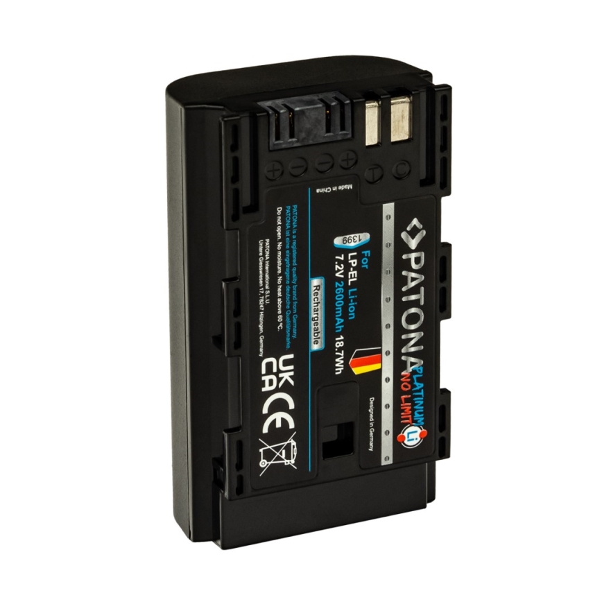PATONA - Акумулятор Canon LP-EL 2600mAh Li-Ion Platinum для blesk Speedlite EL-1