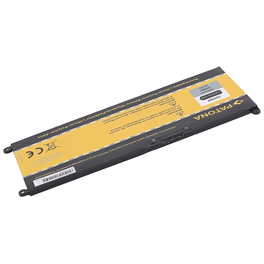 PATONA - Акумулятор DELL Inspiron 13/15/17 G3 3600mAh Li-Pol 15,2V 33YDH