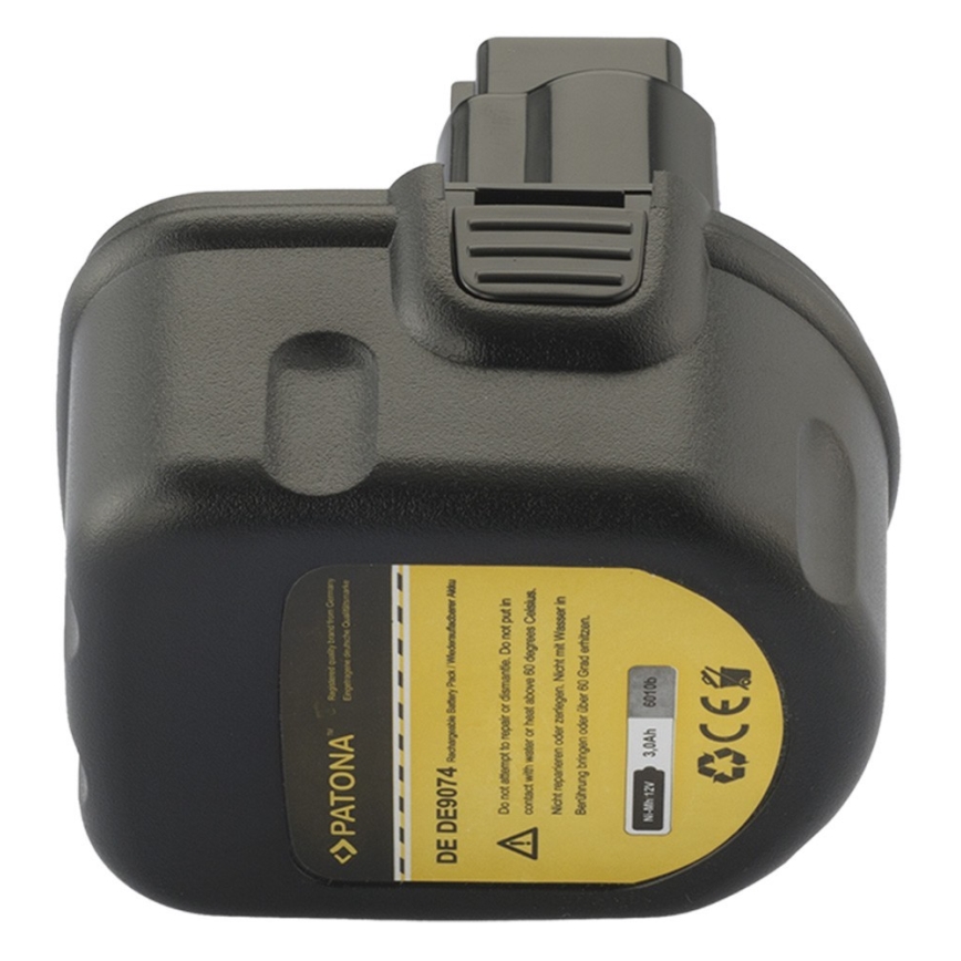 PATONA - Акумулятор Dewalt 12V 3000mAh Ni-MH