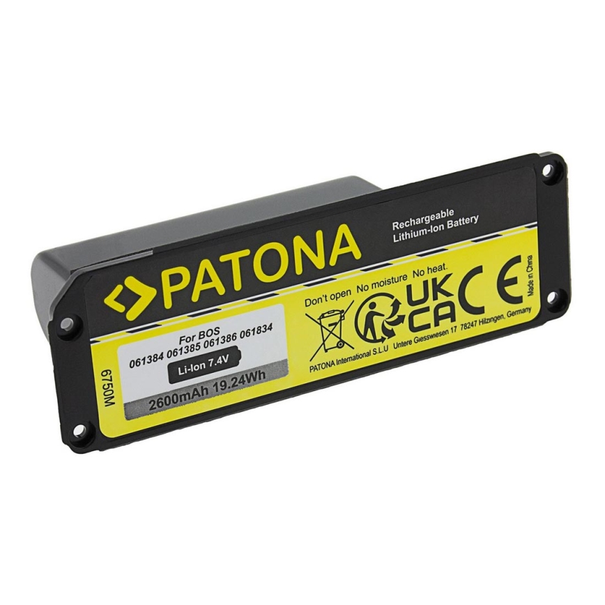 PATONA - Акумулятор для BOSE Soundlink Mini 1 2600mAh 7,4V Li-lon + інструменти