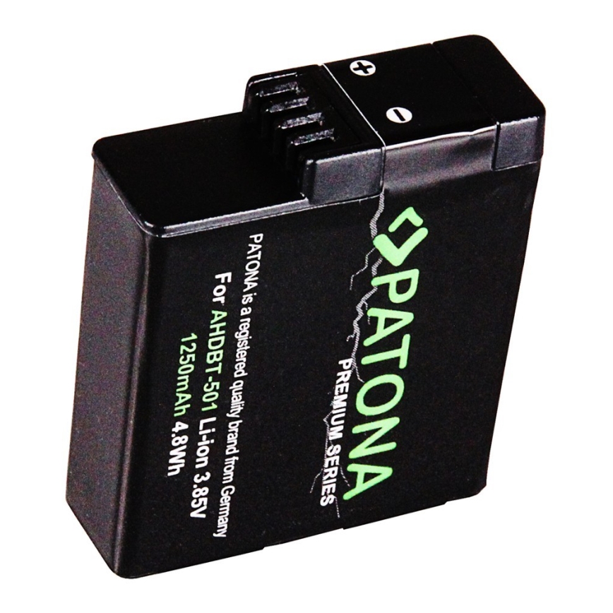 PATONA - Акумулятор GoPro Hero 5/6/7 AABAT-001 1250mAh Li-Ion Premium