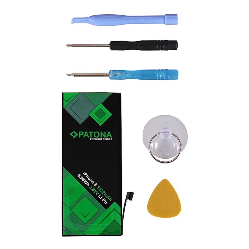 PATONA - Акумулятор iPhone 8 1822mAh 3,82V Li-Pol + інструменти