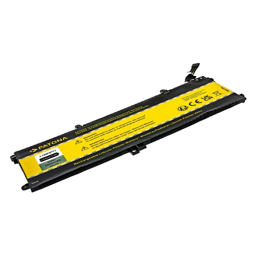 PATONA - Акумулятор Lenovo Thinkpad P53S/T590 4800mAh Li-Pol 11,55V L18M3P71