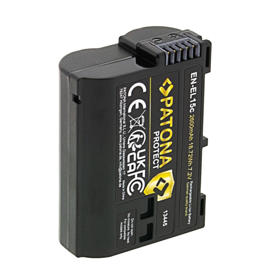 PATONA - Акумулятор Nikon EN-EL15C 2600mAh Li-Ion Protect