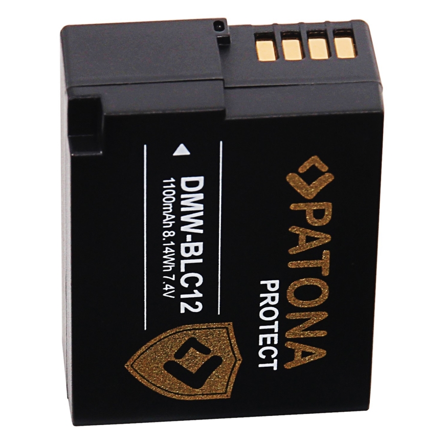 PATONA - Акумулятор Panasonic DMW-BLC12 E 1100mAh Li-Ion Protect