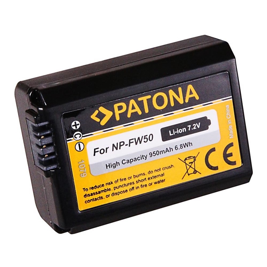 PATONA - Акумулятор Sony NP-FW50 950mAh Li-Ion