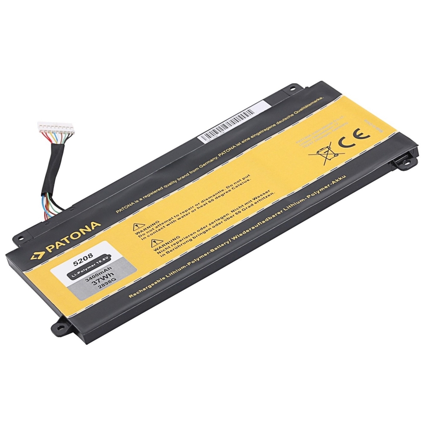 PATONA - Акумулятор Toshiba Satellite E45W/P55W 3400mAh Li-Pol 10,8V PA5208U-1BRS