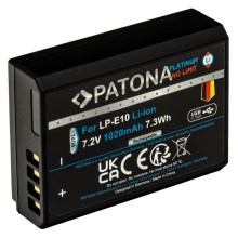 PATONA - Акумулятор Canon LP-E10 1020mAh Li-Ion Platinum USB-C зарядка