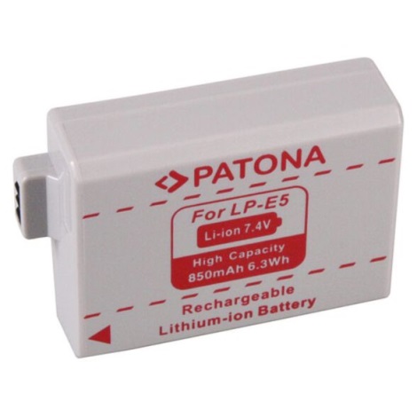PATONA - Акумулятор Canon LP-E5 850mAh Li-Ion