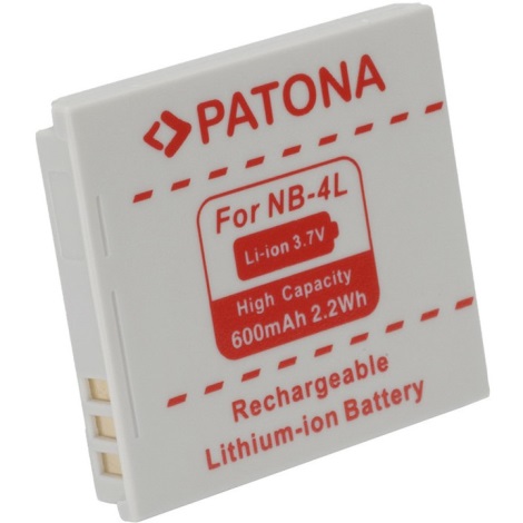 PATONA - Акумулятор Canon NB-4L 600mAh Li-Ion