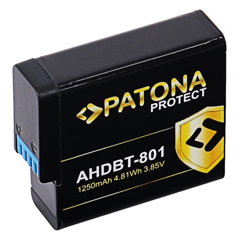 PATONA - Акумулятор GoPro Hero 5/6/7/8 1250mAh Li-Ion Protect