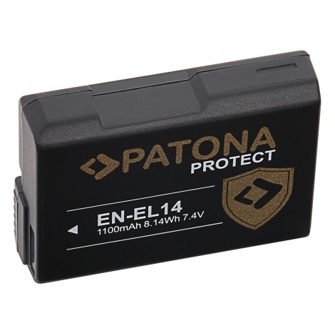 PATONA - Акумулятор Nikon EN-EL14 1100mAh Li-Ion Protect
