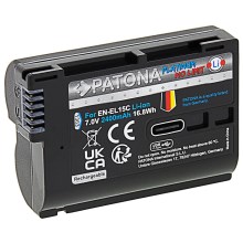 PATONA - Акумулятор Nikon EN-EL15C 2400mAh Li-Ion Platinum USB-C