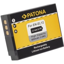 PATONA - Акумулятор Nikon ENEL12 800mAh Li-Ion