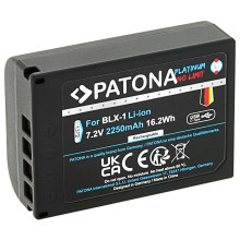 PATONA - Акумулятор Olympus BLX-1 2400mAh Li-Ion Platinum зарядка USB-C