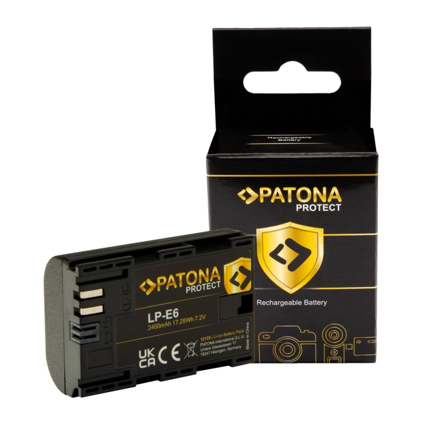 PATONA - Аккумулятор Canon LP-E6 2400mAh Li-Ion Protect