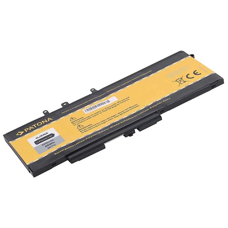 PATONA - Аккумулятор DELL E5280/E5480 6000mAh Li-Pol 7,6V GJKNX / 3DDDG