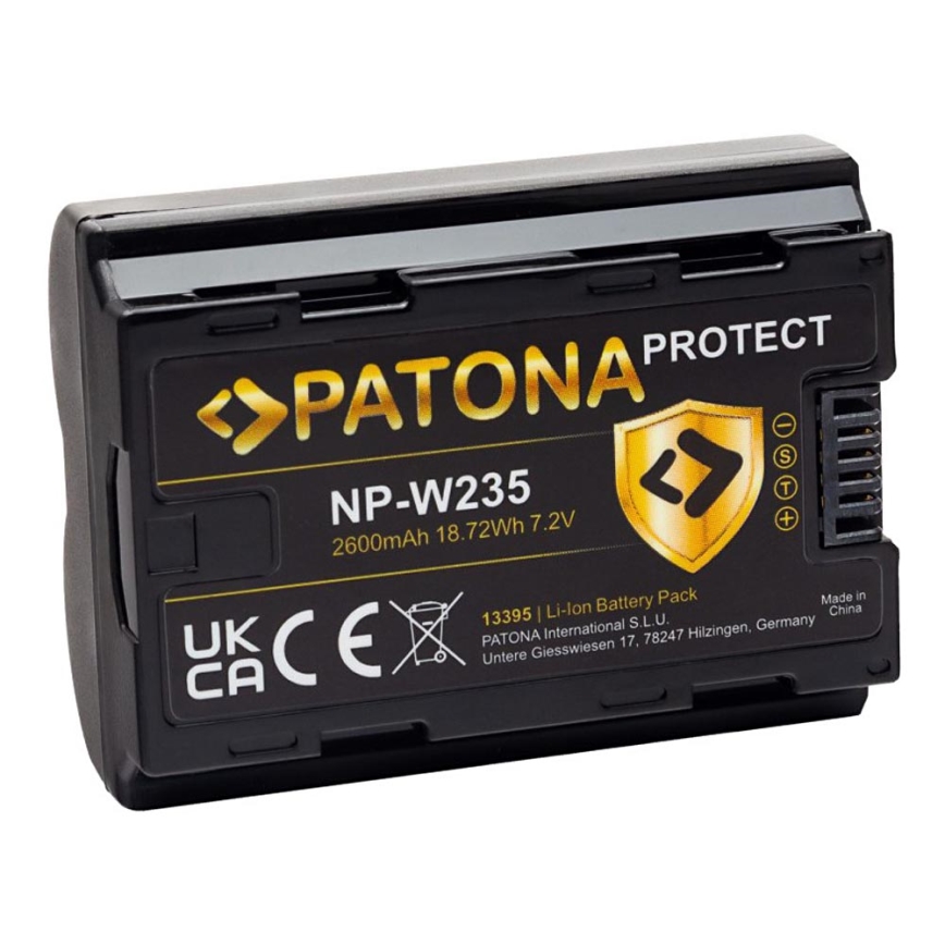 PATONA - Аккумулятор Fuji NP-W235 2600mAh Li-Ion 7,2V Protect X-T4