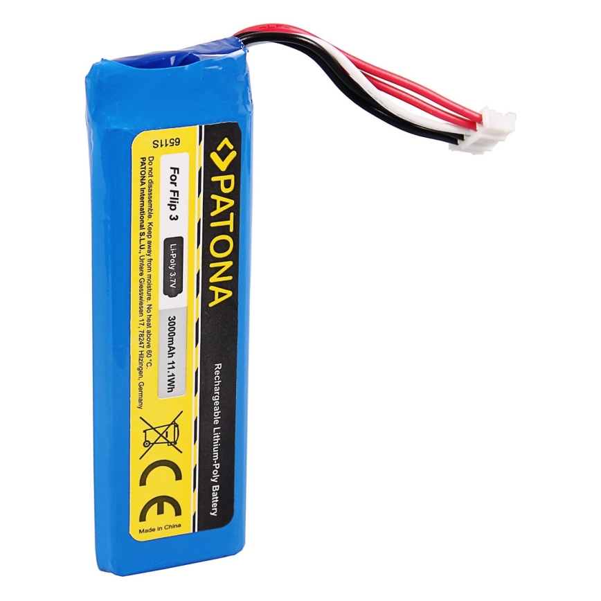 PATONA - Аккумулятор JBL Flip 3 3000mAh 3,7V Li-Pol